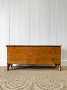 An 18th Century English Pine Coffer or Trunk