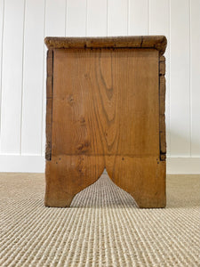 An 18th Century English Pine Coffer or Trunk