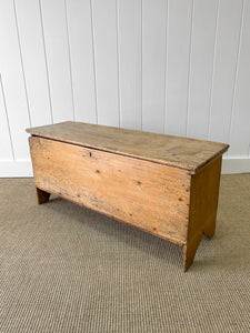 An 18th Century English Pine Coffer or Trunk