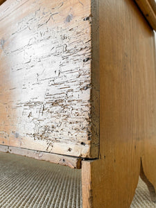 An 18th Century English Pine Coffer or Trunk