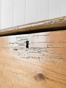 An 18th Century English Pine Coffer or Trunk