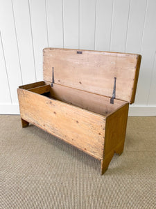 An 18th Century English Pine Coffer or Trunk