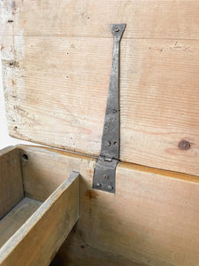 An 18th Century English Pine Coffer or Trunk