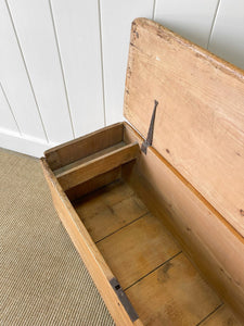 An 18th Century English Pine Coffer or Trunk