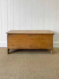 An 18th Century English Pine Coffer or Trunk