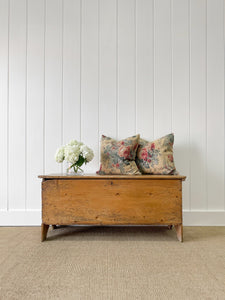An 18th Century English Pine Coffer or Trunk