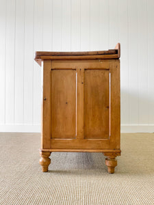 A Large English Country 8 Drawer Pine Buffet or Sideboard c1860