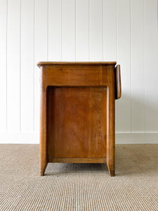 A Pleasant English Pine Cabinet or Sideboard with Drop Leaf