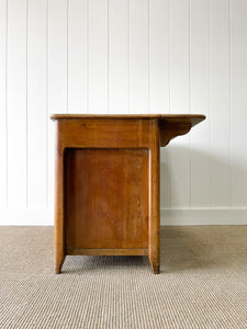 A Pleasant English Pine Cabinet or Sideboard with Drop Leaf
