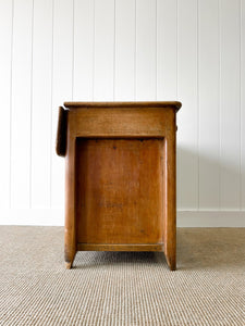 A Pleasant English Pine Cabinet or Sideboard with Drop Leaf