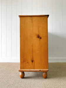 A Large Pine Chest of Drawers Dresser c1890