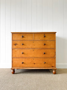 A Large Pine Chest of Drawers Dresser c1890