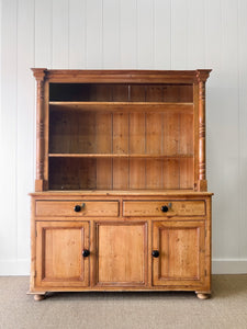 A Large 19th Century Welsh Pine Dresser or Cupboard