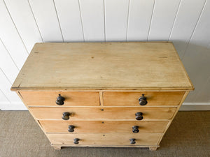 An 19th Century English Chest of Drawers or Dresser