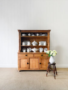 A Large 19th Century Welsh Pine Dresser or Cupboard