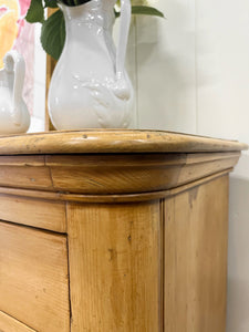 A Rustic English 19th Century Pine Cupboard c1880