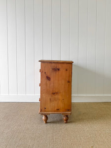 An Good English Pine Chest of Drawers Dresser c1890
