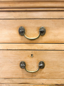 A Rustic English 19th Century Pine Cupboard c1880