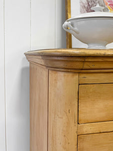 A Rustic English 19th Century Pine Cupboard c1880