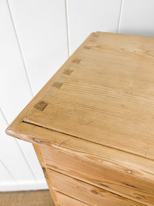A Pair of 19th Century English Pine Banks of Drawers