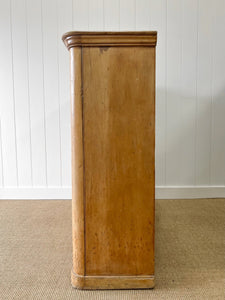 A Rustic English 19th Century Pine Cupboard c1880