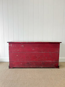 A Large English Country 6 Drawer Pine Buffet or Sideboard c1860