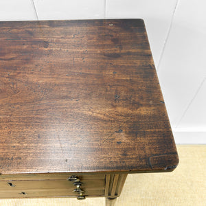 A Louis XVI Period French Mahogany Table En Chiffonier