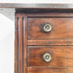 A Louis XVI Period French Mahogany Table En Chiffonier