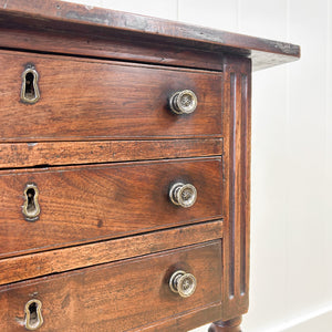 A Louis XVI Period French Mahogany Table En Chiffonier