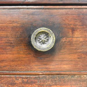 A Louis XVI Period French Mahogany Table En Chiffonier