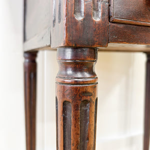 A Louis XVI Period French Mahogany Table En Chiffonier