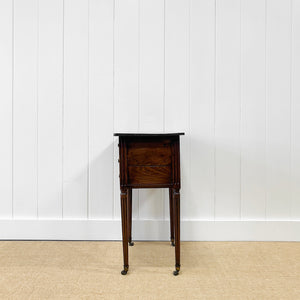 A Louis XVI Period French Mahogany Table En Chiffonier
