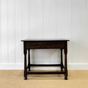 A Very Good English Oak 18th Century Lowboy or Side Table