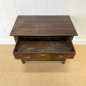 A Very Good English Oak 18th Century Lowboy or Side Table