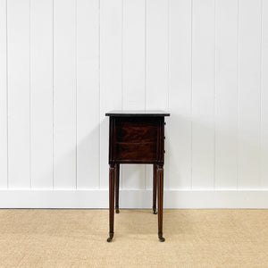 A Louis XVI Period French Mahogany Table En Chiffonier