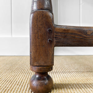 A Very Good English Oak 18th Century Lowboy or Side Table