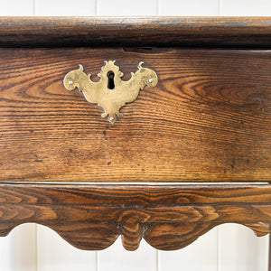 A Very Good English Oak 18th Century Lowboy or Side Table