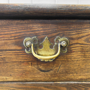 A Very Good English Oak 18th Century Lowboy or Side Table