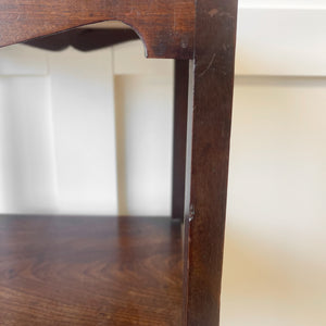 An Antique Georgian Mahogany Nightstand or Side Table
