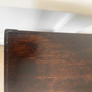 An Antique Georgian Mahogany Nightstand or Side Table