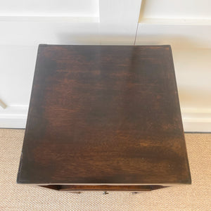 An Antique Georgian Mahogany Nightstand or Side Table