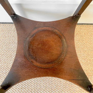An Antique Georgian Mahogany Nightstand or Side Table