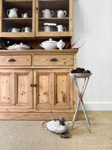 A 19th Century English Pine Bookcase Cabinet or Hutch