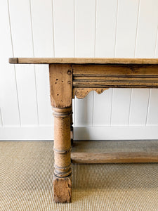Antique English Country Oak 6ft Refectory Style Table