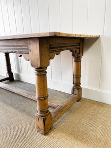 Antique English Country Oak 6ft Refectory Style Table