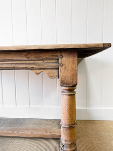 Antique English Country Oak 6ft Refectory Style Table