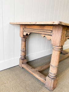 Antique English Country Oak 6ft Refectory Style Table