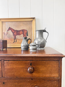 An Antique George III Country Made Oak Chest of Drawers