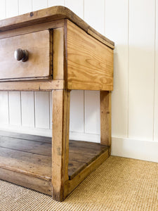 An Antique English Country Pine Sideboard