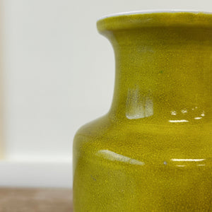 Chinese Yellow Vase Monochrome Baluster c1950